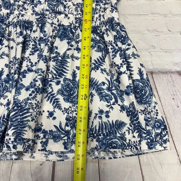 Maeve by Anthropologie Somerset Blouse Top Shirt Size Medium Floral Boho D064 -4 - Picture 4 of 13